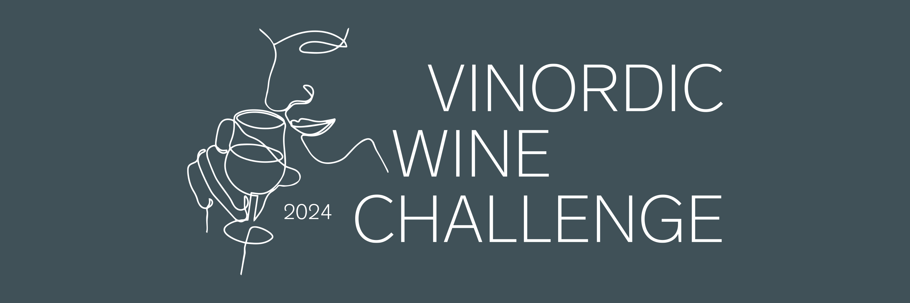 Dekorationsbild för Vinordic Wine Challenge 2024.